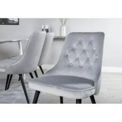 Polar t Spisebordssæt - Sort, Lysegrå og Hvid