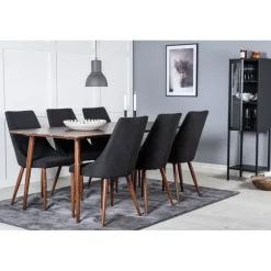 Polar t Spisebordssæt - Sort og Natur