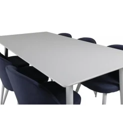 Polar t Spisebordssæt - Sort, Blå og Hvid