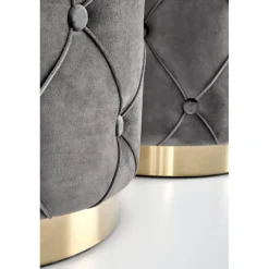 POLLY sæt af to skamler, - Grå