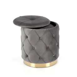 POLLY sæt af to skamler, - Grå