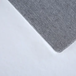 Pouffy Rund Shaggy tæppe Ensfarvet - Hvid