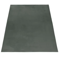 Pouffy Shaggy tæppe Ensfarvet - Grøn