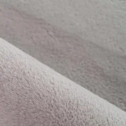 Pouffy Shaggy tæppe Ensfarvet - Beige