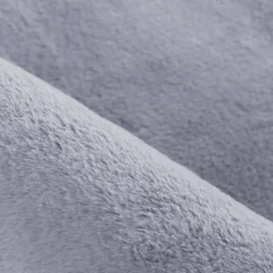 Pouffy Shaggy Tæppeløber Ensfarvet - Grå