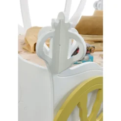 Prinsesse Carriage børneseng Hvid - med Madras 90 x 190 cm