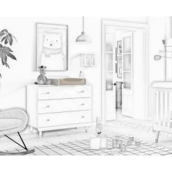 Pusleenhed til kommode – Billy, hvid