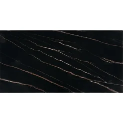 RAMONA sofabord 121 cm - Sort / Valnød