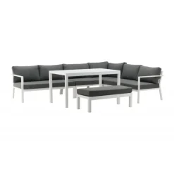 Ramos Have Hjørnesofa Sæt - Sort