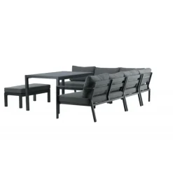 Ramos Have Hjørnesofa Sæt - Sort,Grå