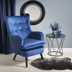 RAVEL l. stol, - mørkeblå