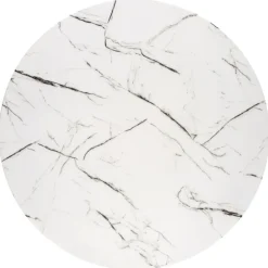 RAYMOND 2 bord, Hvid marmor / guld