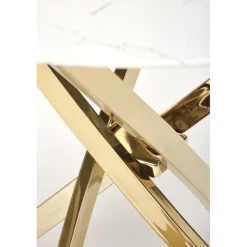 RAYMOND 2 bord, Hvid marmor / guld