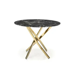 RAYMOND 2 bord, Sort marmor / guld