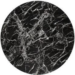 RAYMOND 2 bord, Sort marmor / guld