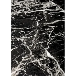 RAYMOND 2 bord, Sort marmor / guld