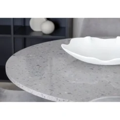 Razzia Rundt Spisebordssæt - Sort og Grå