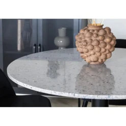 Razzia Rundt Spisebordssæt - Sort og Grå