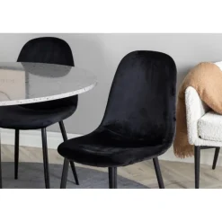 Razzia Rundt Spisebordssæt - Sort og Grå