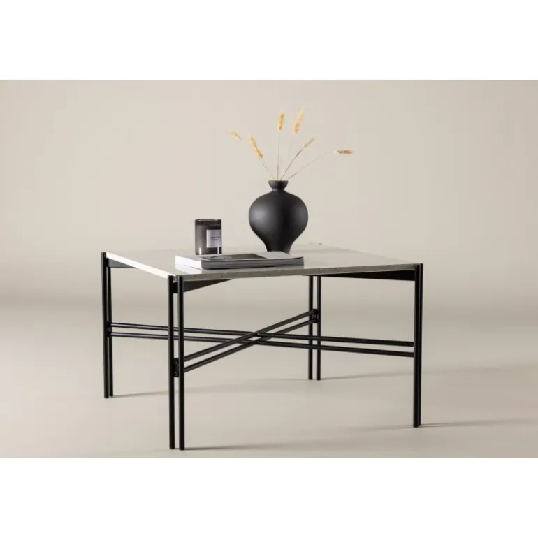 Razzia Sofabord - Sort og Hvid