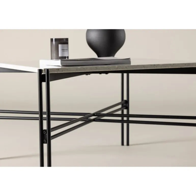 Razzia Sofabord - Sort og Hvid