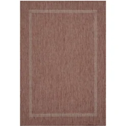 Relax Udendørs tæppe Ensfarvet - Rød