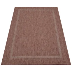 Relax Udendørs tæppe Ensfarvet - Rød