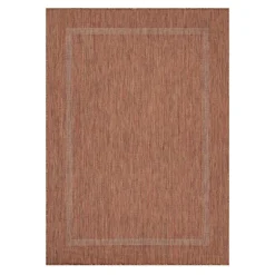 Relax Udendørs tæppe Ensfarvet - Kobber