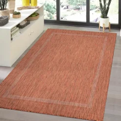 Relax Udendørs tæppe Ensfarvet - Kobber