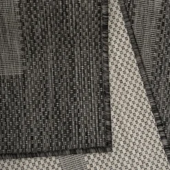 Relax Udendørs tæppe Ensfarvet - Sort