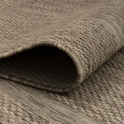 Relax Udendørs tæppe Ensfarvet - Brun