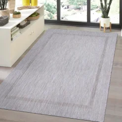 Relax Udendørs tæppe Ensfarvet - Sølv