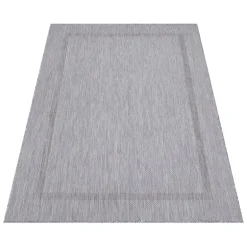 Relax Udendørs tæppe Ensfarvet - Sølv