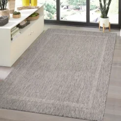 Relax Udendørs Tæppeløber Ensfarvet - Grå