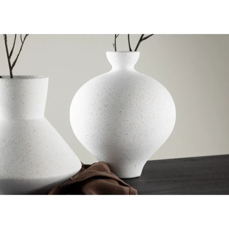 Rellis Vase - Sort og Hvid