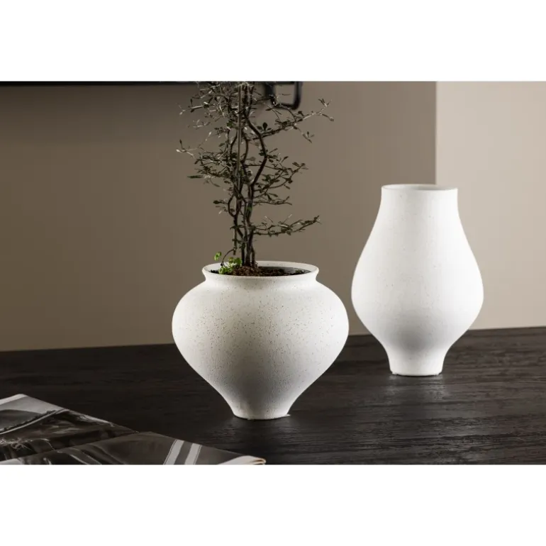 Rellis Vase - Sort og Hvid