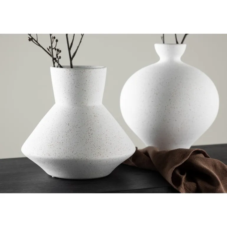 Rellis Vase - Sort og Hvid