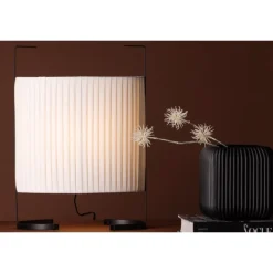 Rennes - Lille Gulvlampe - Beige og Sort