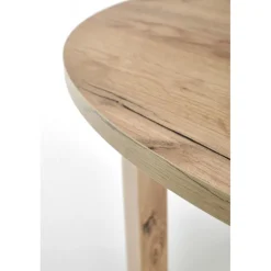 RINGO Rundt spisebord med udtræk 102cm udvides til 142cm - Håndværk eg