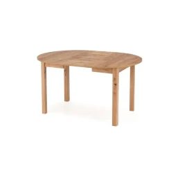 RINGO Rundt spisebord med udtræk 102cm udvides til 142cm - Håndværk eg