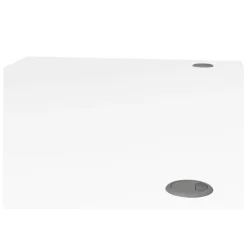 Rio skrivebord 150cm med skuffesektion Hvid