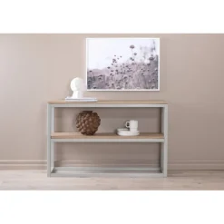 Rise Side Table - Grå og Natur