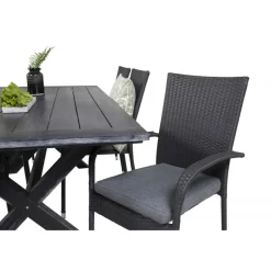 Rives t Loungesæt - Havemøbelsæt - Sort