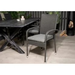 Rives t Loungesæt - Havemøbelsæt - Sort