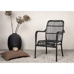 Rizal Lounge Stol - Sort