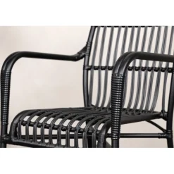 Rizal Lounge Stol - Sort