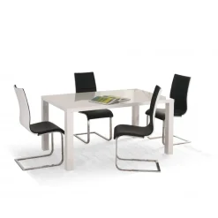 RONALD 120/80 bord - Hvid