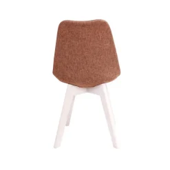 Rosa skalstol i brun