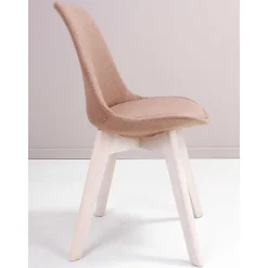 Rosa skalstol i rustbrun