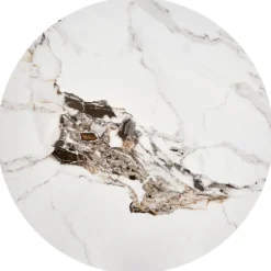 ROSA sofabord, Hvid marmor / Grå marmor / guld